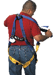 Fall Protection - Safet Harness & Lanyard Combo